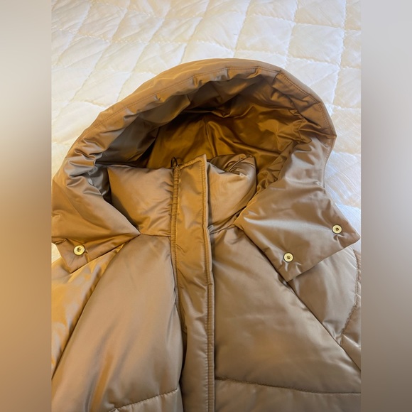 Abercrombie Long  Hooded Puffer Jacket Size S - Long - Ultra Collection - Picture 4 of 11